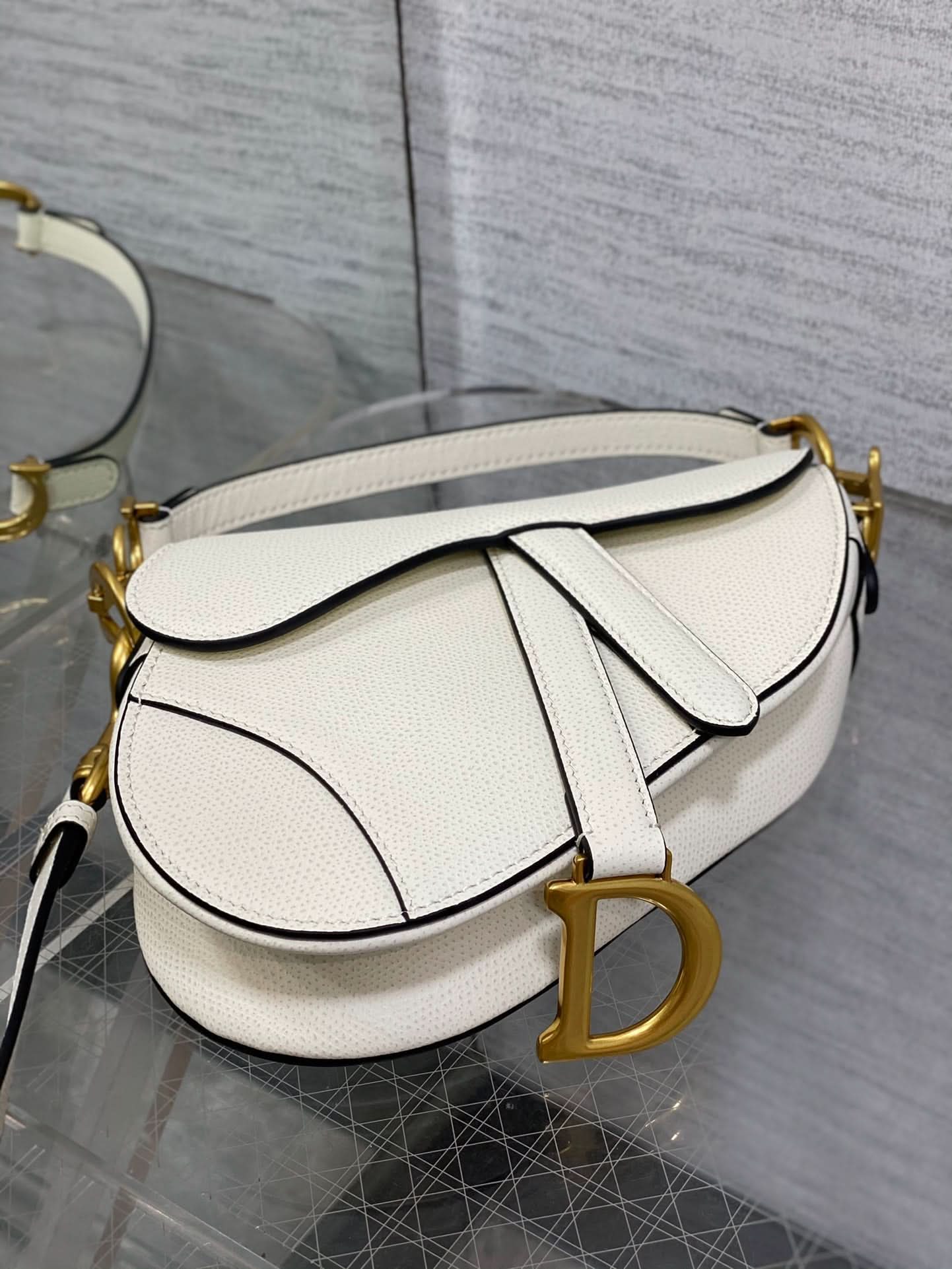 Dior Mini Saddle Bag - Griserik