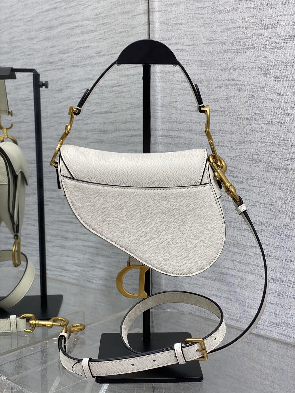 Dior Mini Saddle Bag - Griserik