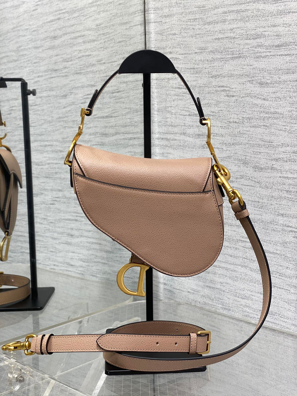Dior Mini Saddle Bag - Griserik