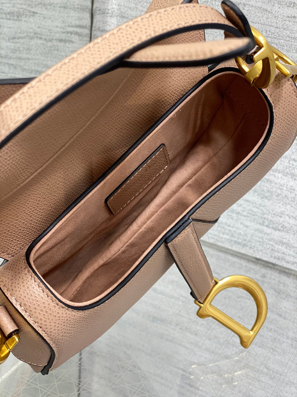 Dior Mini Saddle Bag - Griserik