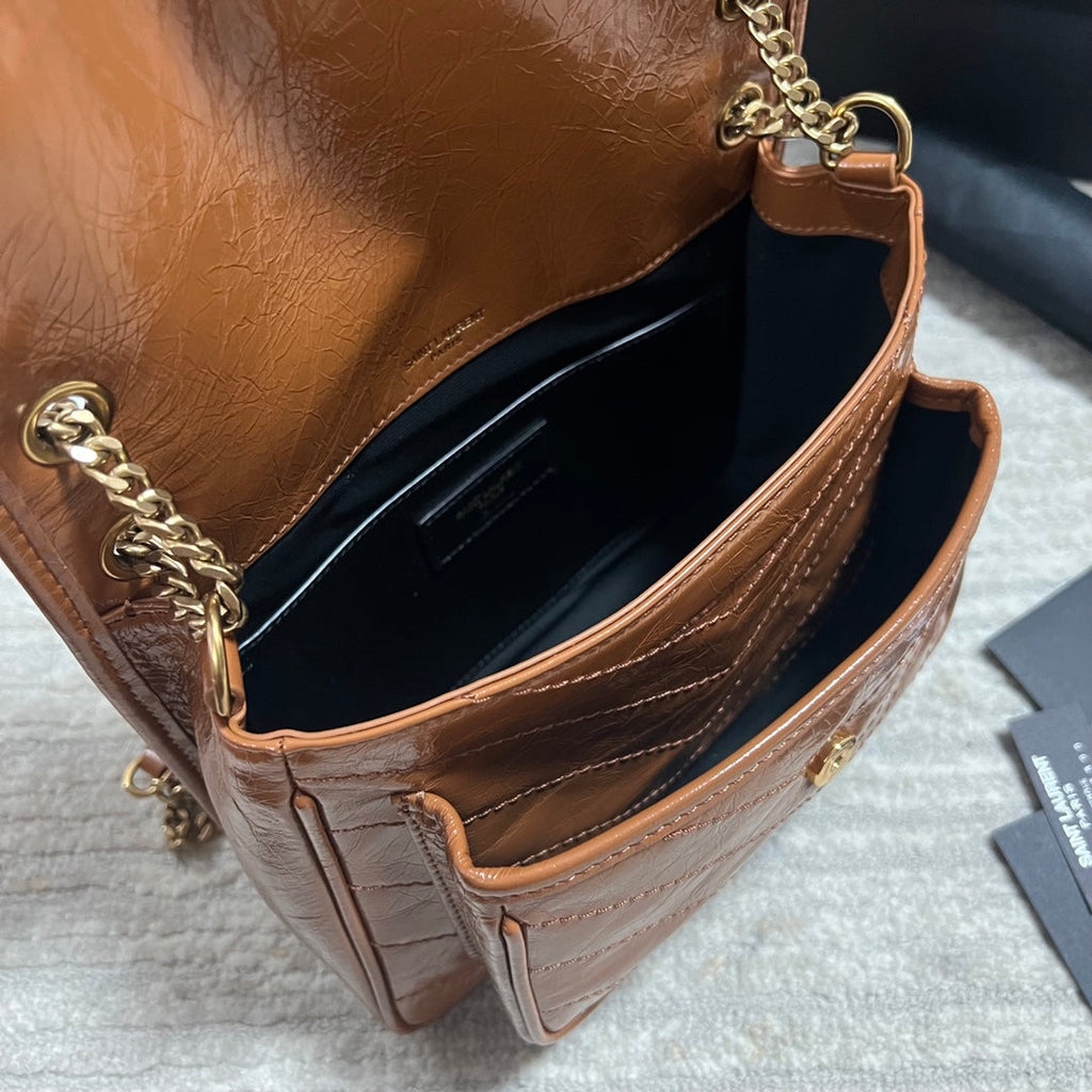 Ysl Saint Laurent Niki Bag Vintage Leather 21 - Griserik