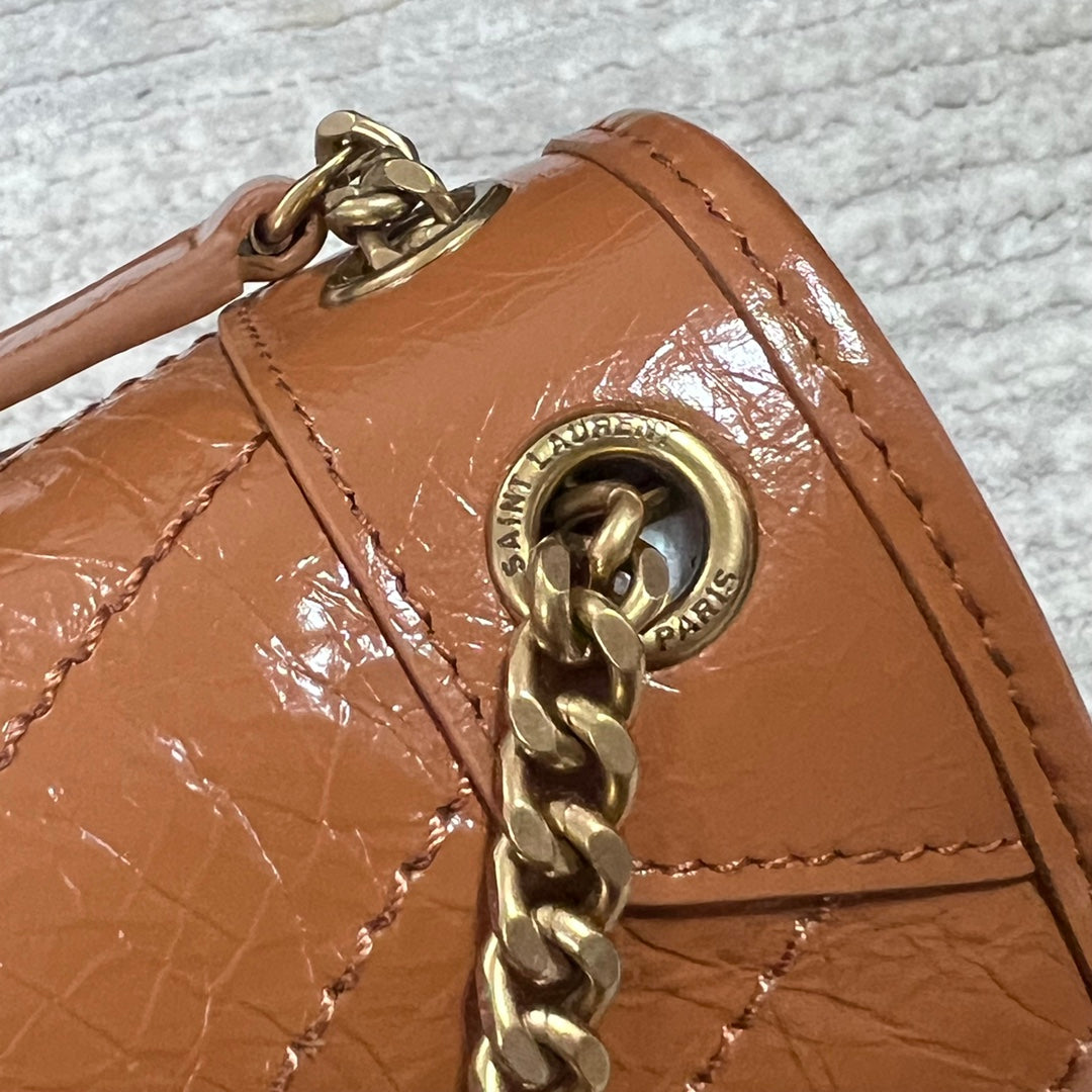 Ysl Saint Laurent Niki Bag Vintage Leather 21 - Griserik