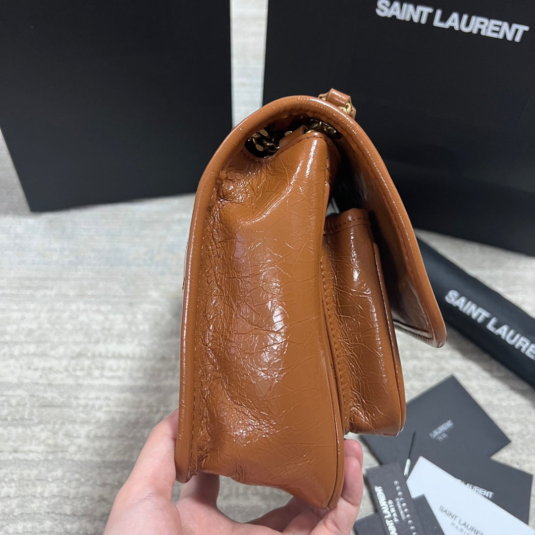 Ysl Saint Laurent Niki Bag Vintage Leather 21 - Griserik