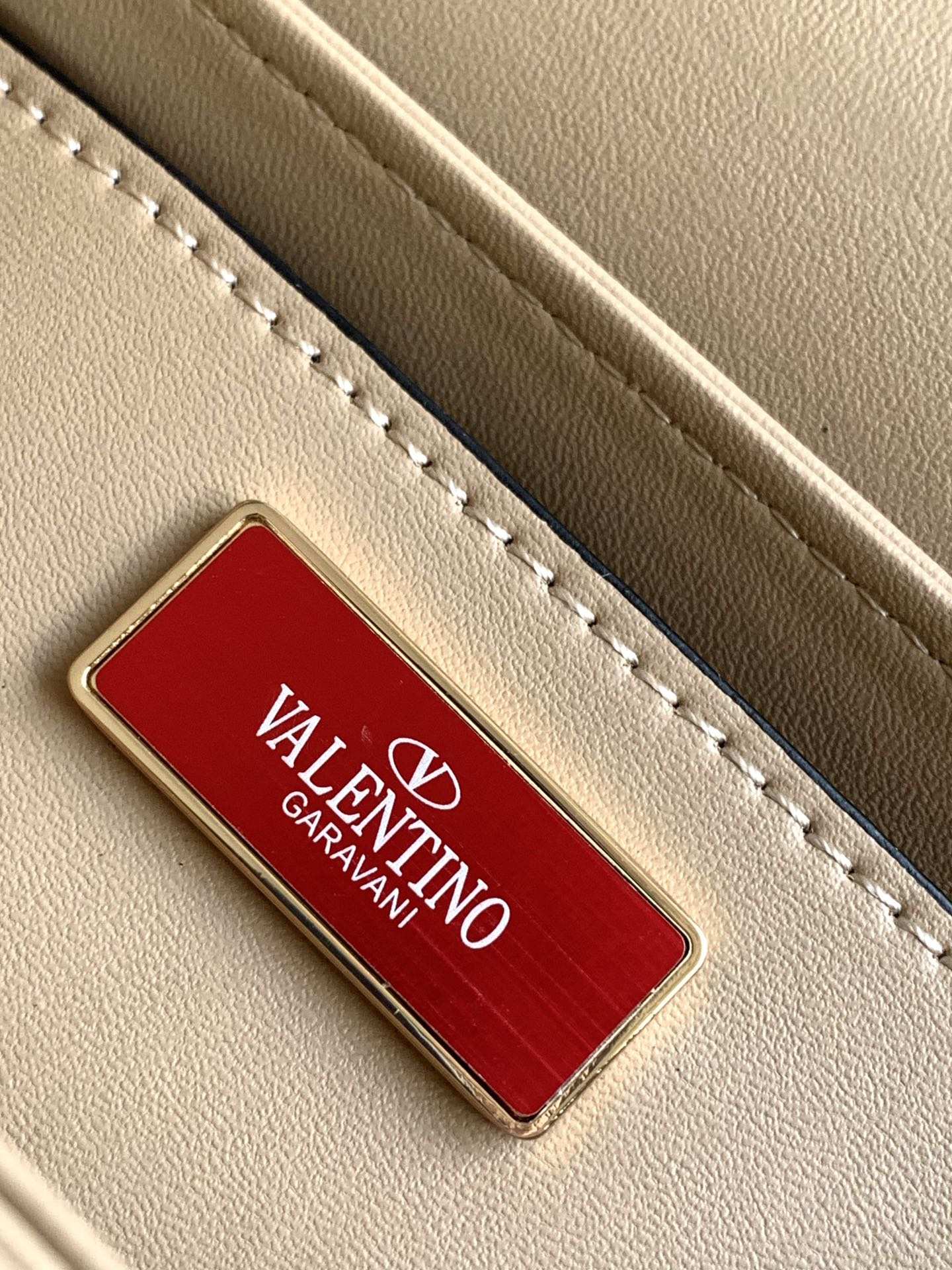 Valentino Garavani VSLING Small Leather Top Handle Bag - Griserik