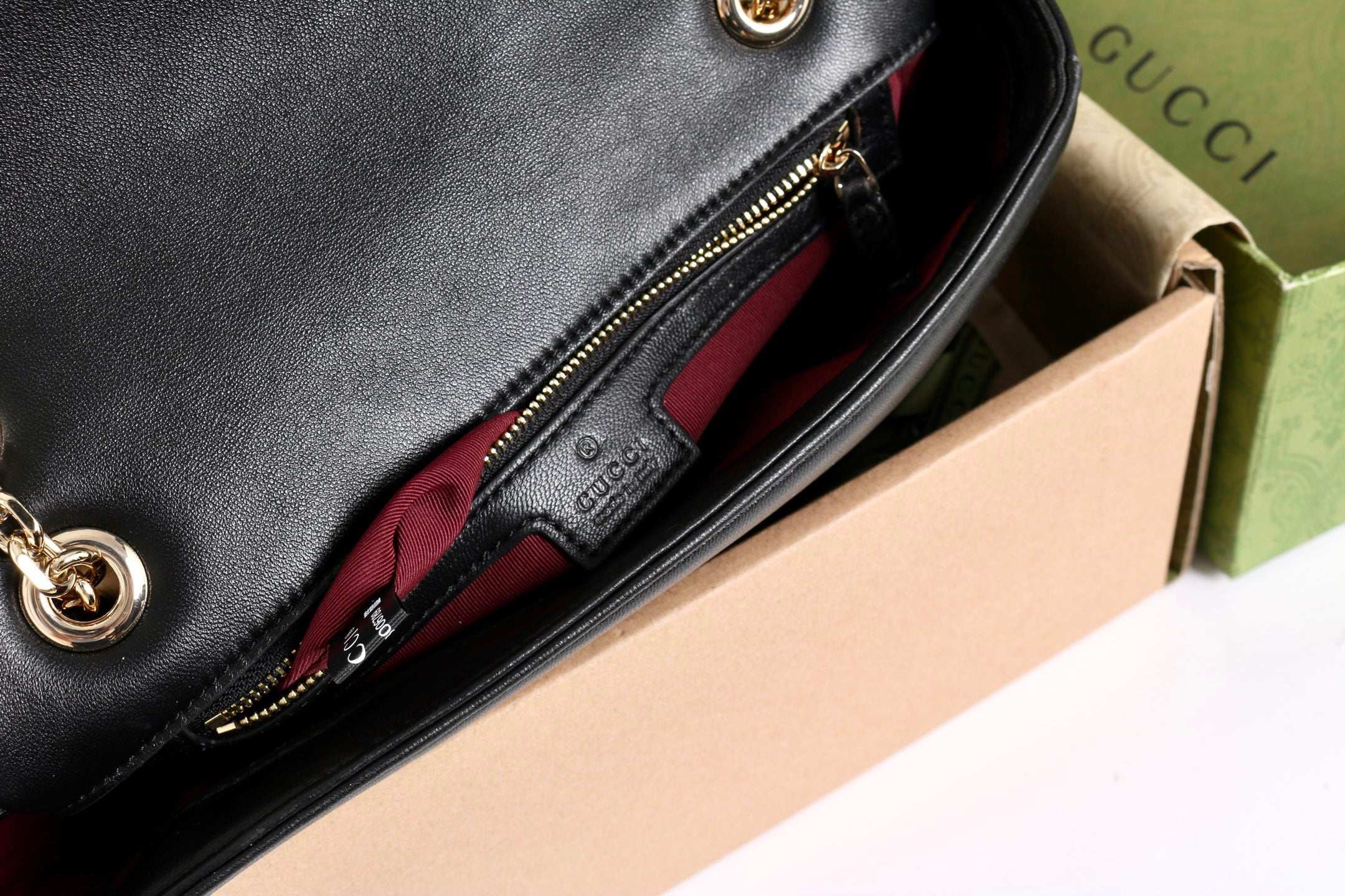 Gucci GG Marmont Shoulder Bag Black - Griserik