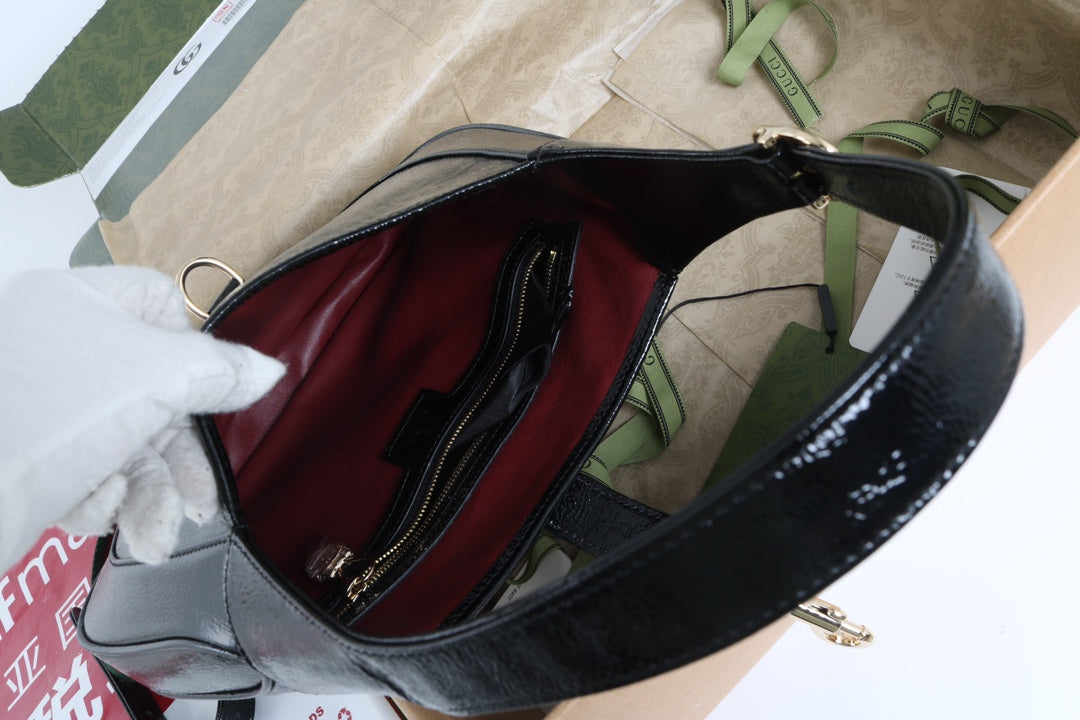 Gucci Jackie 1961 medium bag black - Griserik