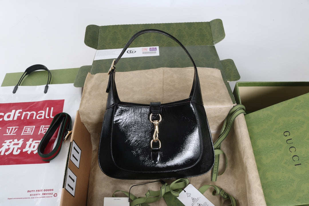 Gucci Jackie 1961 medium bag black - Griserik