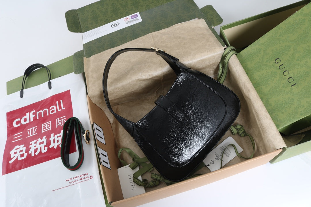 Gucci Jackie 1961 medium bag black - Griserik