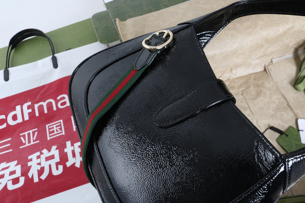 Gucci Jackie 1961 medium bag black - Griserik