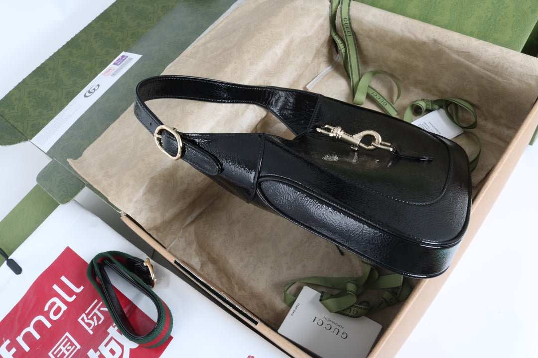 Gucci Jackie 1961 medium bag black - Griserik