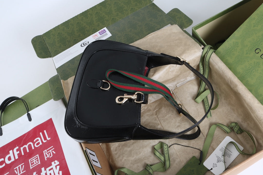 Gucci Jackie 1961 medium bag black - Griserik