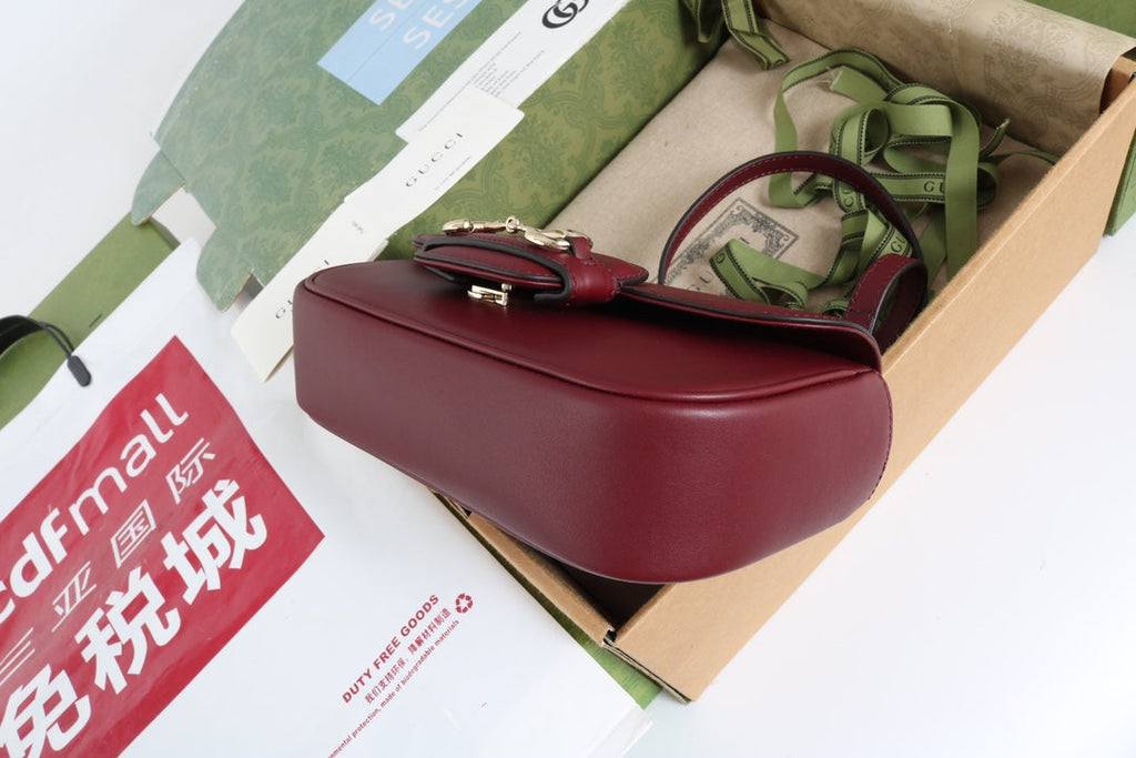 Gucci GG 1955 Horsebit Shoulder Bag - Griserik