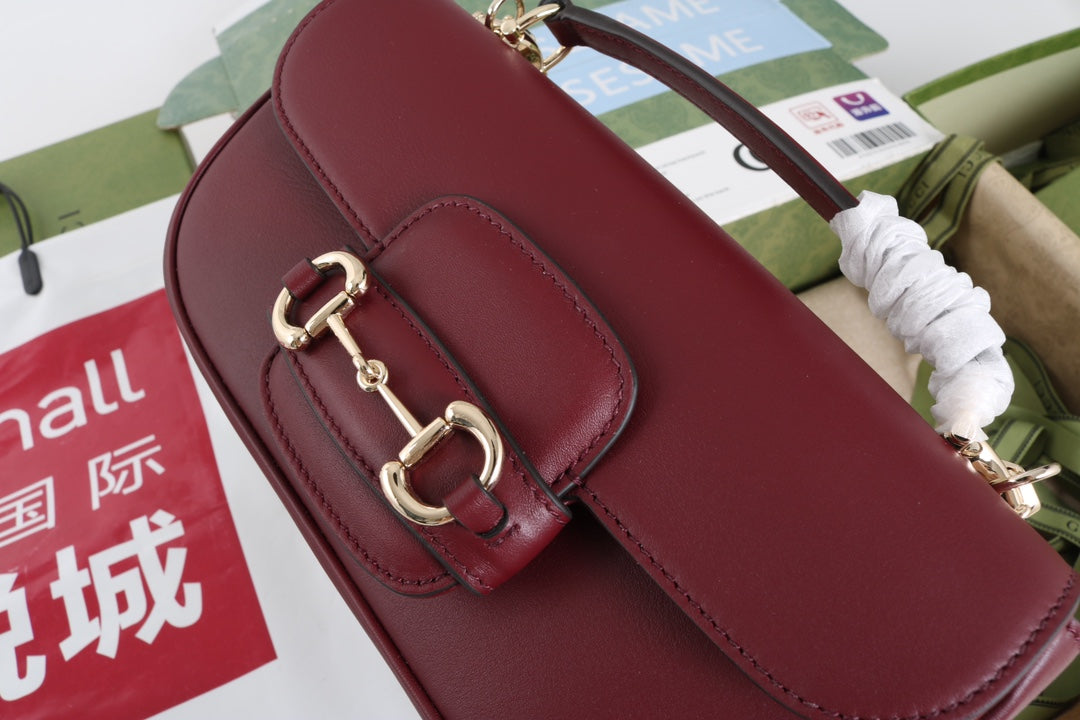 Gucci GG 1955 Horsebit Shoulder Bag - Griserik