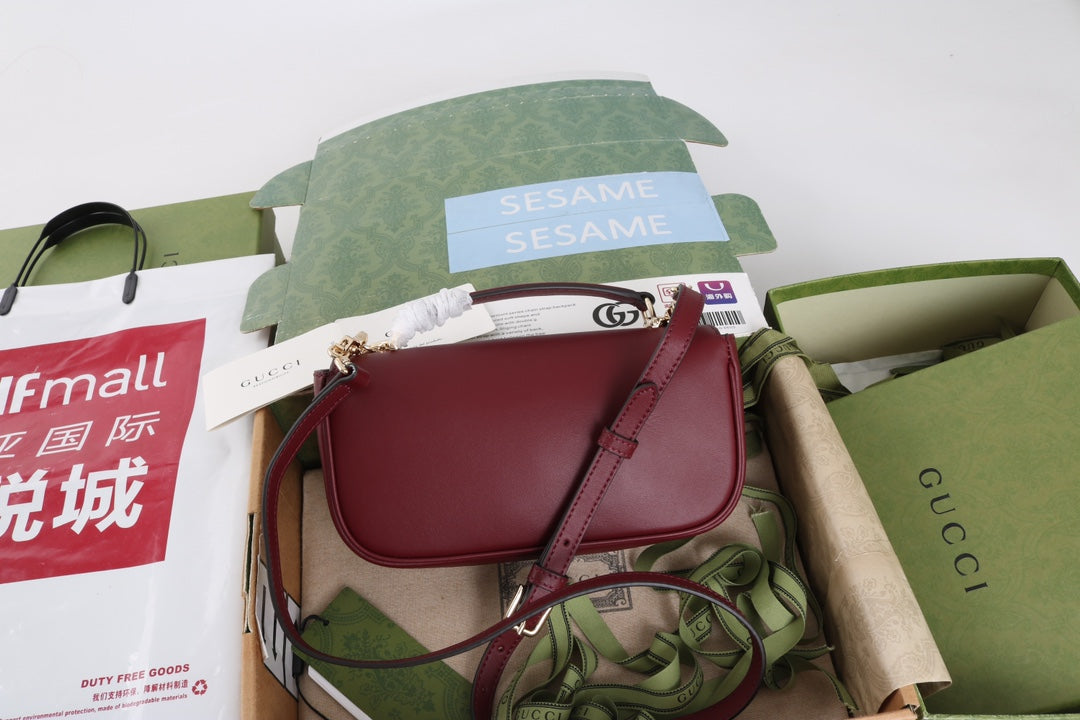 Gucci GG 1955 Horsebit Shoulder Bag - Griserik