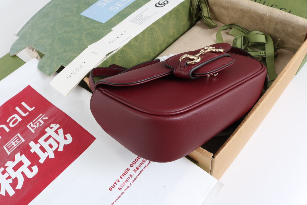 Gucci GG 1955 Horsebit Shoulder Bag - Griserik