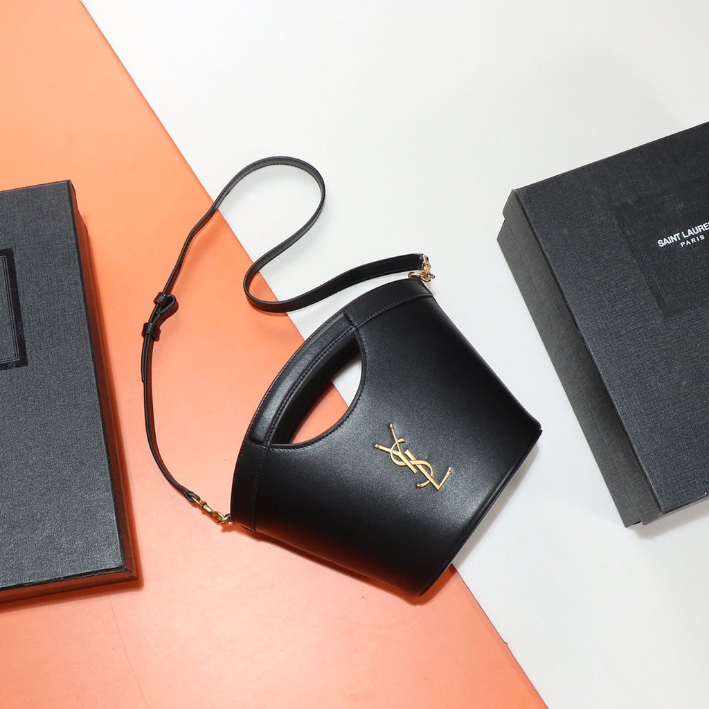 Ysl Saint Laurent Celia mini tote smooth leather - Griserik