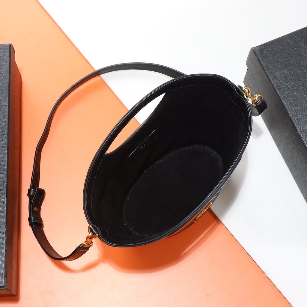 Ysl Saint Laurent Celia mini tote smooth leather - Griserik