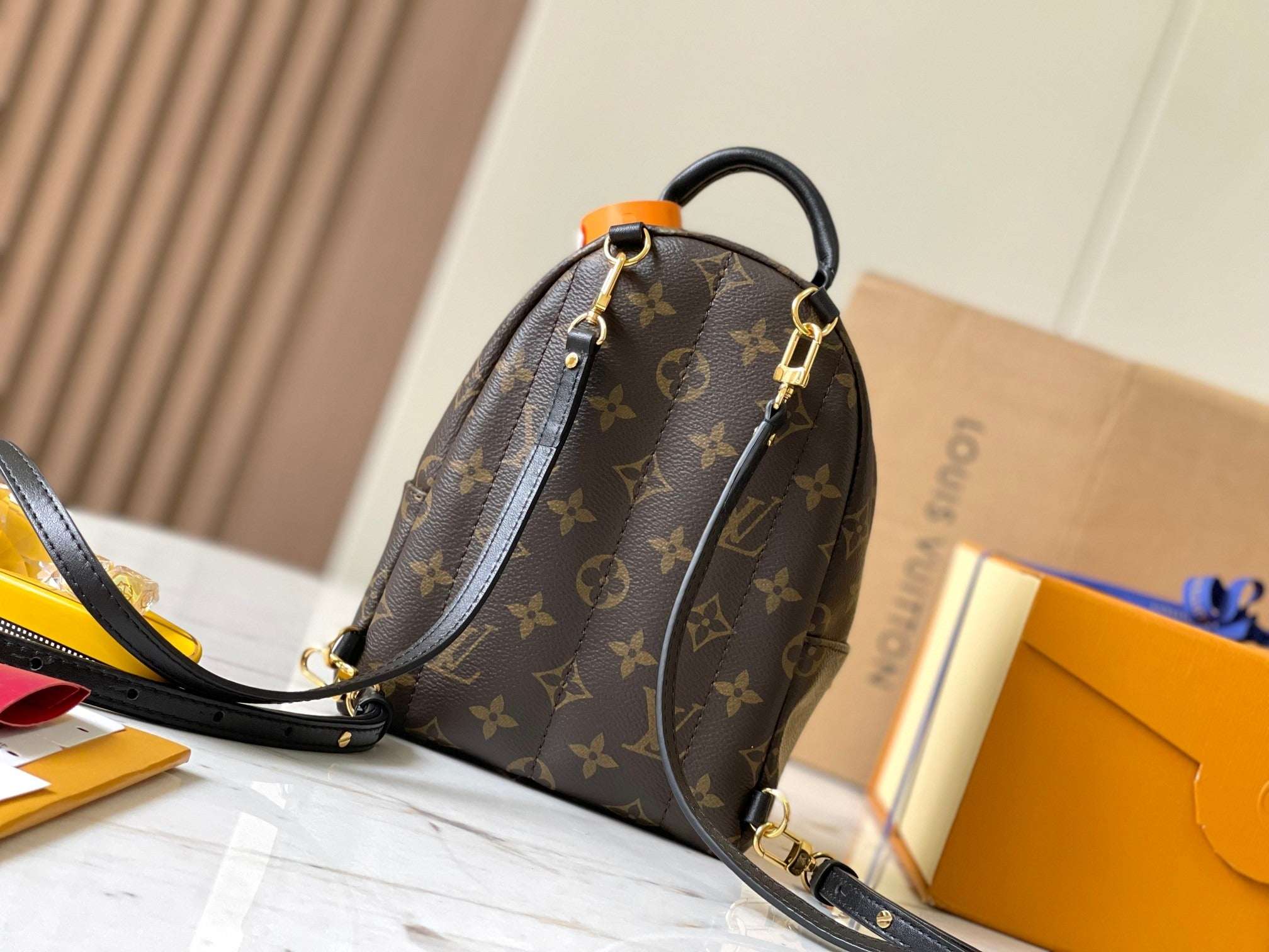 Lv Louis Vuitton Palm Springs Mini backpack in Monogram Canvas - Griserik