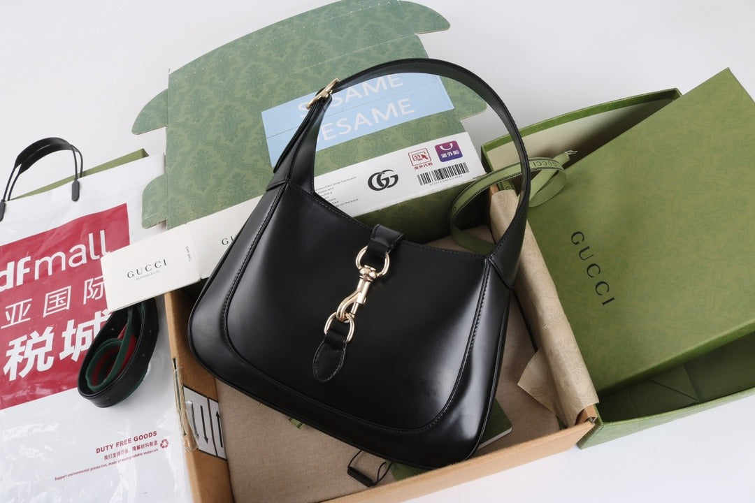 Gucci Jackie 1961 medium bag black - Griserik