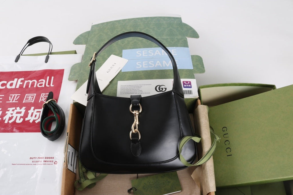 Gucci Jackie 1961 medium bag black - Griserik