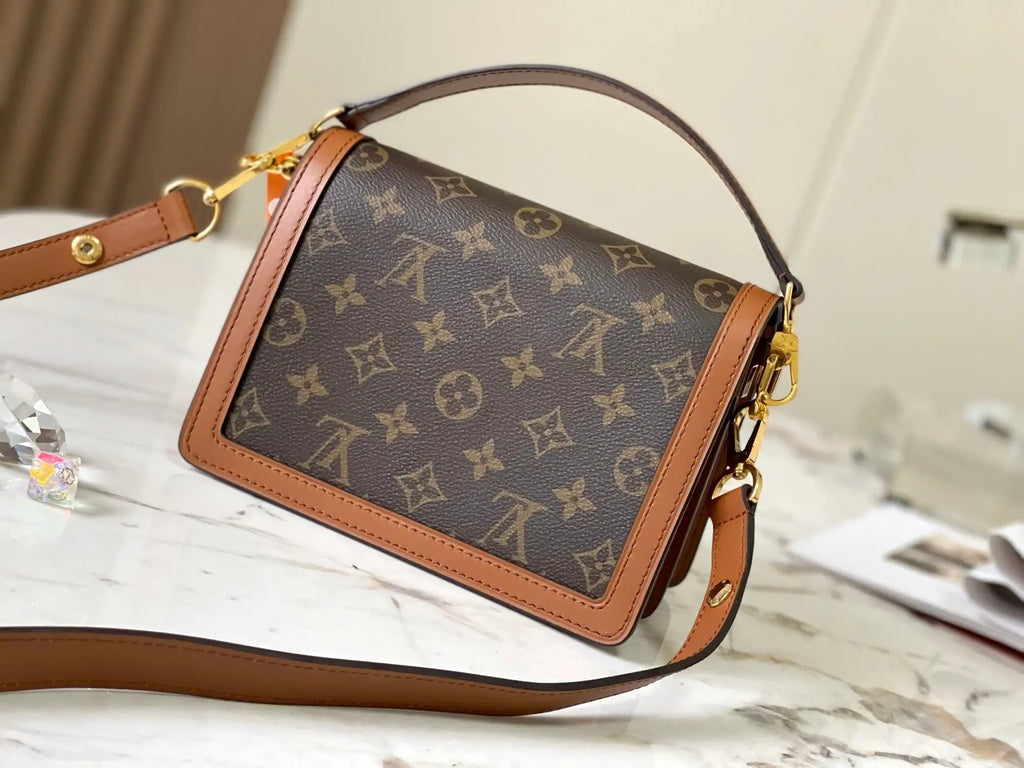 Lv Louis Vuitton Dauphine Lock Monogram Canvas - Griserik