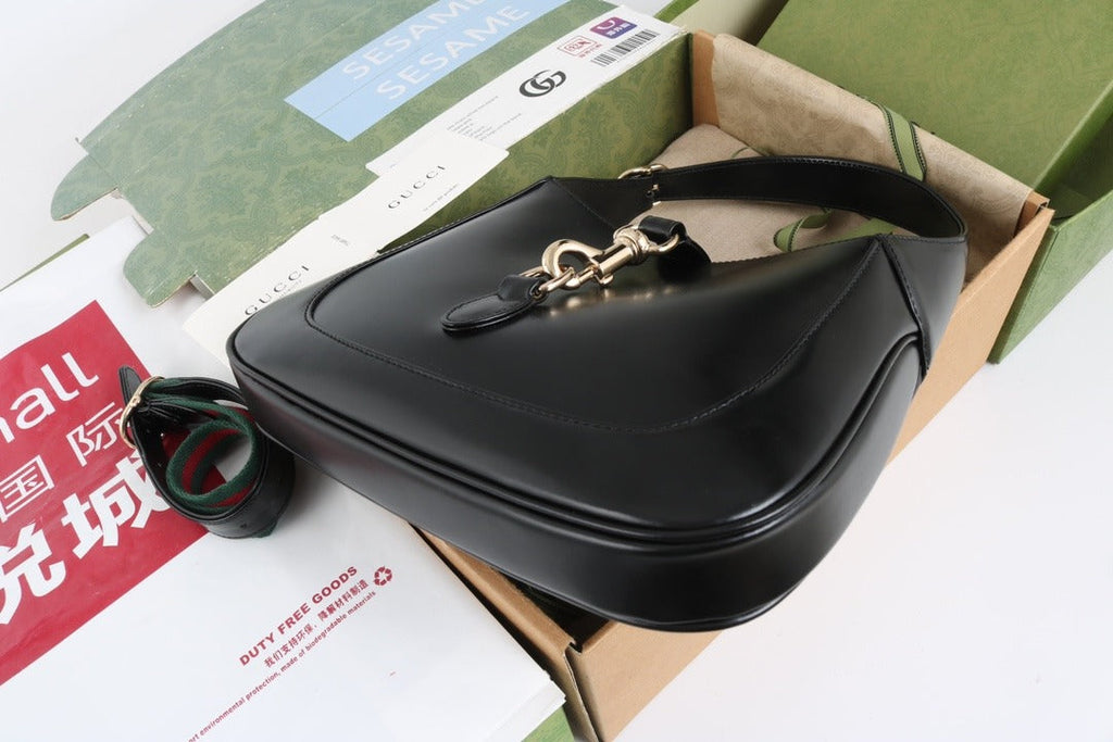 Gucci Jackie 1961 medium bag black - Griserik