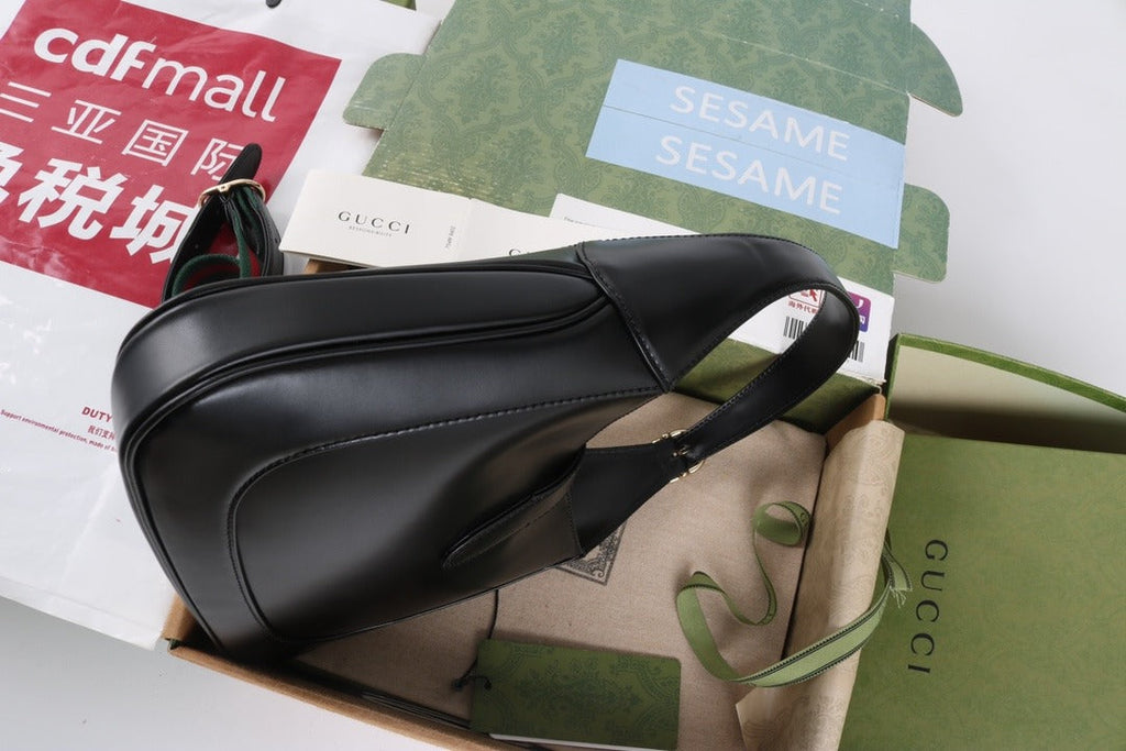 Gucci Jackie 1961 medium bag black - Griserik