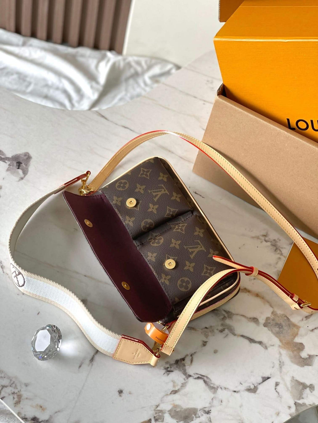 Lv Louis Vuitton Vivacité Monogram Canvas - Griserik