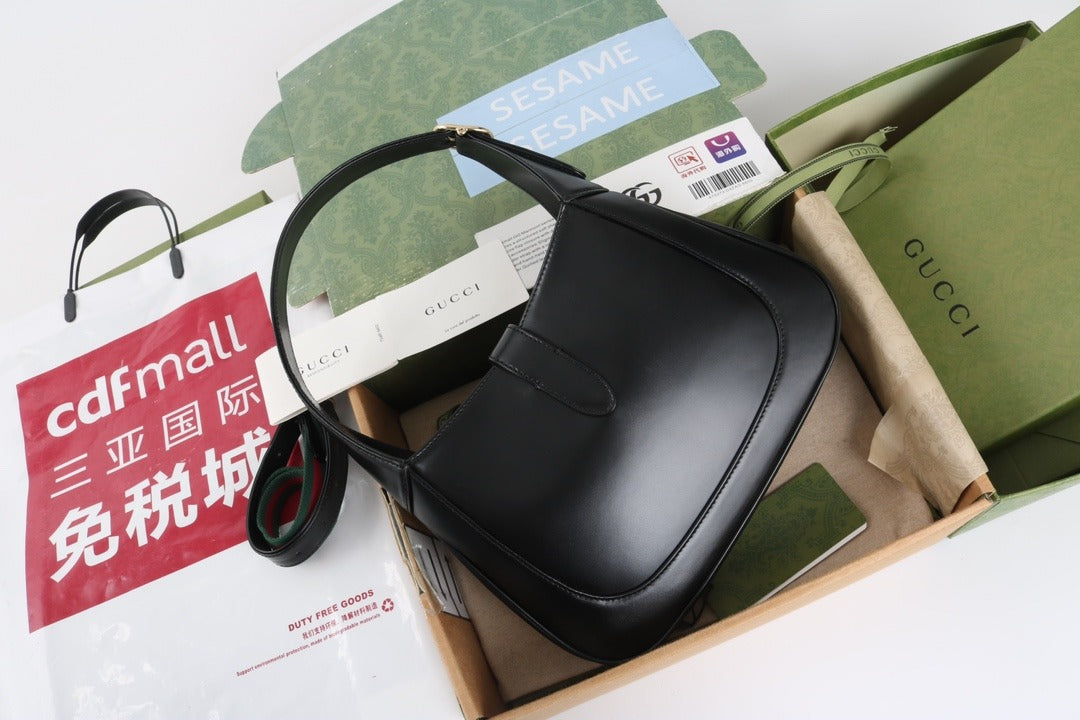 Gucci Jackie 1961 medium bag black - Griserik